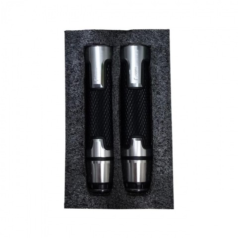 Motospartan Elcik Takımı Topuzlu 22mm Rizoma Tipi Krom