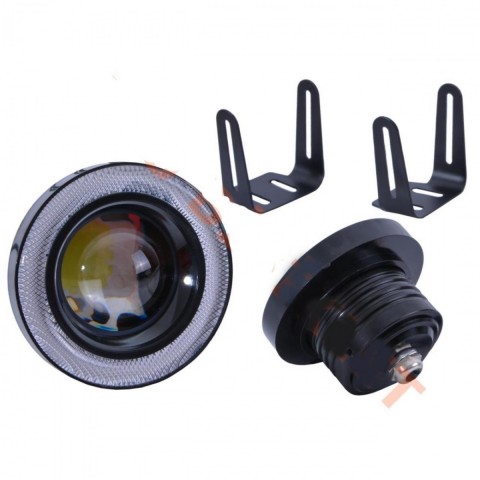 Motospartan Motosiklet Sis Farı Takım (iki Adet) Bmw 89mm Angel Led