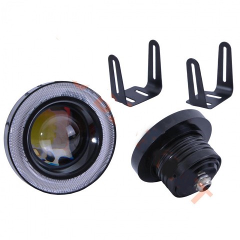 Motospartan Motosiklet Sis Farı Takım (iki Adet) Bmw 89mm Angel Led