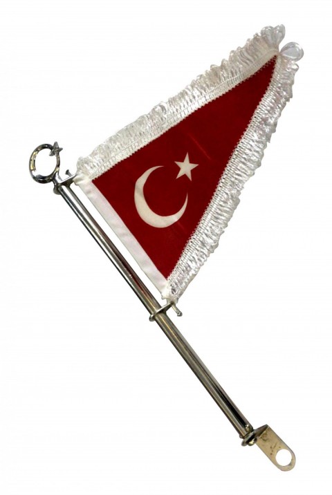 Motospartan Motosiklet Türk Bayrağı Kısa 30 Cm