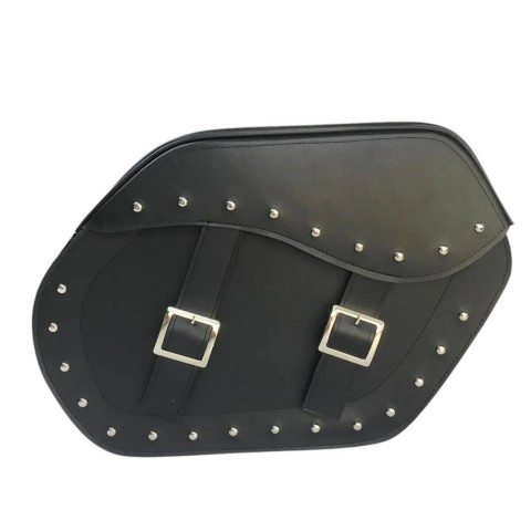 Motospartan Yan Çanta Takımı 2li Suni Deri Heybe Dh01 Büyük Chopper