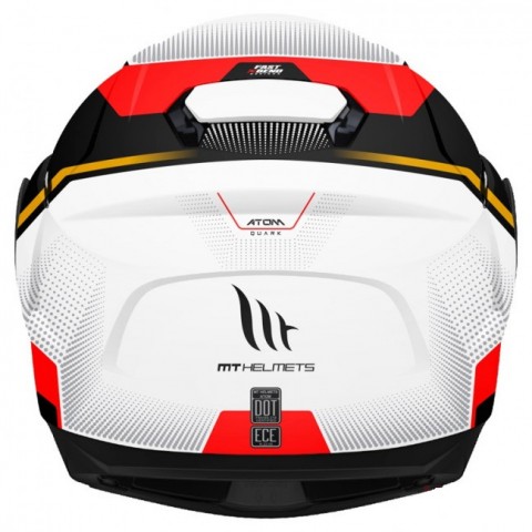 Mt Atom Quark Çene Açılır Kask Vizörlü Red