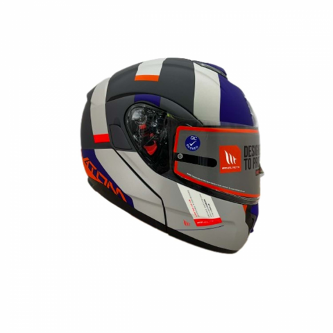 Mt Atom Sv Gorex C12 Çene Açılır Kask Mat Tıtanıum