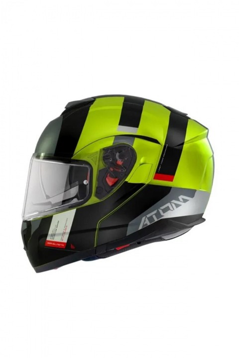 Mt Atom Sv Gorex C3 Çene Açılır Kask Mat Neon Sarı