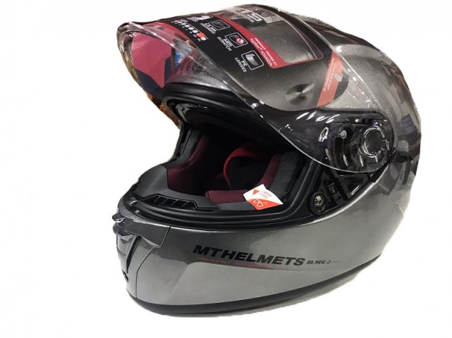 Mt Blade 2 Sv Solıd A2 Kapalı Kask Gls Tıtanıum Medıum