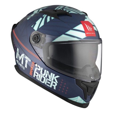 Mt Braker Sv Punk Rıder C7 Kapalı Kask Parlak