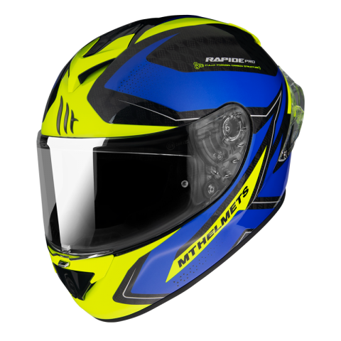 Mt Rapıde Pro Master A7 Kapalı Kask Carbon Mavi Large