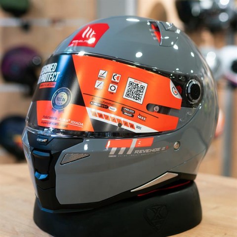 Mt Revenge 2 S A12 Kapalı Kask Nardo Gri