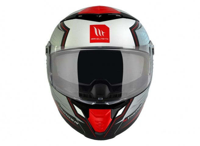 Mt Thunder 4 Jerk B5 Kapalı Kask Mat Kırmızı