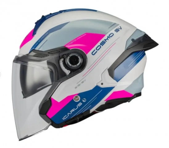 Mt Yarım Kask Of515sv Cosmo Sv Icarus A8 Parlak