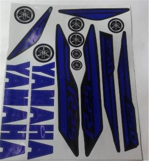 Mts Sticker Seti Yamaha R 25 Mavi-siyah Mts-02