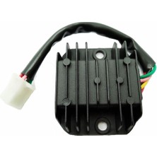 Ncr Konjektör Tek Soket 5 Kablolu Dişi Mondıal Scooter 125 Cg 125 (sarı-pembe-kırmızı-yeşil-siyah)