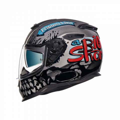 Nexx Sx.100 Bıg Shot Kapalı Kask Gri