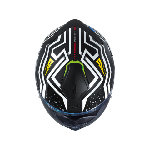 Nexx Sx.100 Enıgma Kapalı Kask Mat Siyah-beyaz