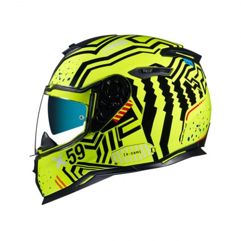 Nexx Sx.100 Enıgma Kapalı Kask Neon Sarı-siyah