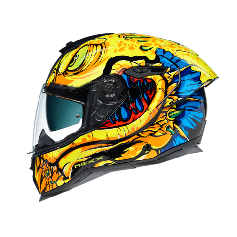 Nexx Sx.100r Abısal Kapalı Kask Sarı-mavi