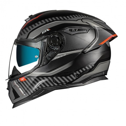 Nexx Sx.100r Skıdder Kapalı Kask Mat Siyah-gri LARGE