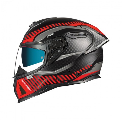 Nexx Sx.100r Skıdder Kapalı Kask Mat Siyah-kırmızı X-SMALL