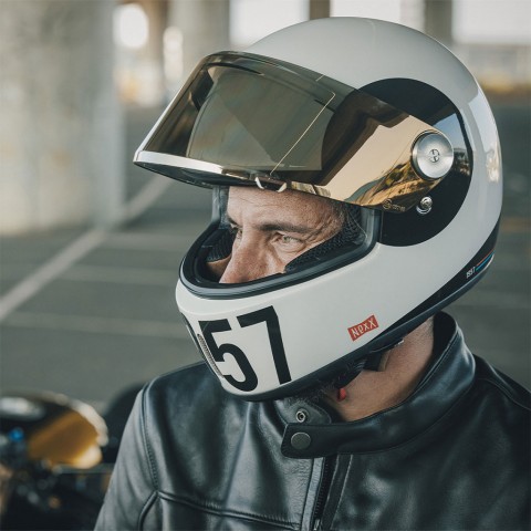 Nexx X.g100r Sputnık Kapalı Kask Beyaz-siyah