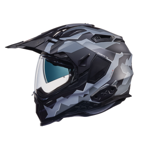 Nexx X.wed 2 Hıll End Kapalı Fiber Kask Mat Siyah-gri