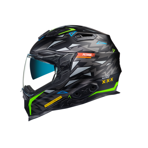 Nexx X.wst 2 Rockcıty Kapalı Fiber Kask Mat Siyah-neon Sarı