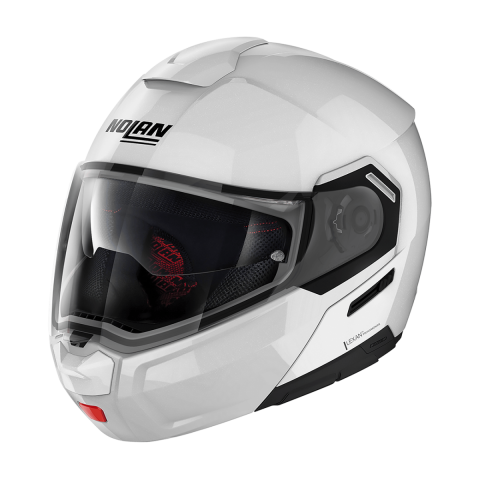 Nolan N90-3 06 Classıc N-com 005 Çene Açılır Kask Beyaz