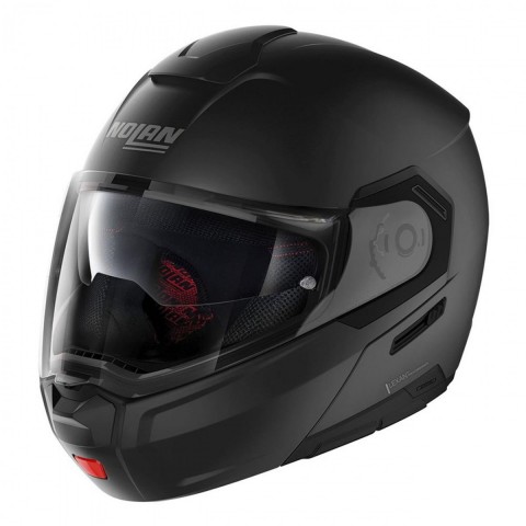 Nolan N90-3 Classıc N.com Çene Açılır Kask Grafit Siyah