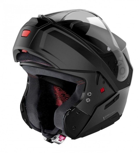 Nolan N90-3 Classıc N.com Çene Açılır Kask Grafit Siyah