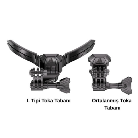 Nukrotech Aksiyon Kamera İçin Kask Montaj Seti