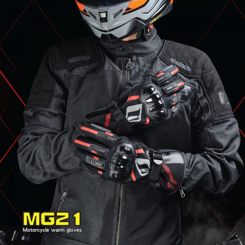 Ones Agaın Mg21 Kışlık Eldiven Kırmızı