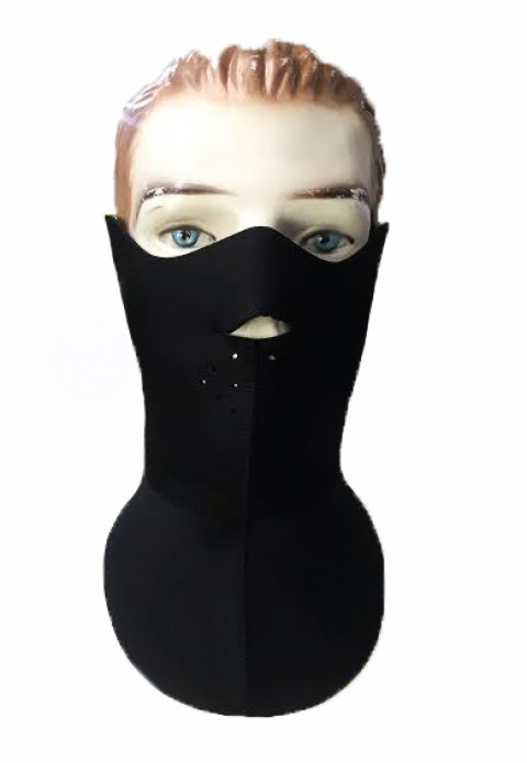 Phoenıx Motosiklet İçin Maske Uzun-neopren Siyah - Rüzgar Geçirmez