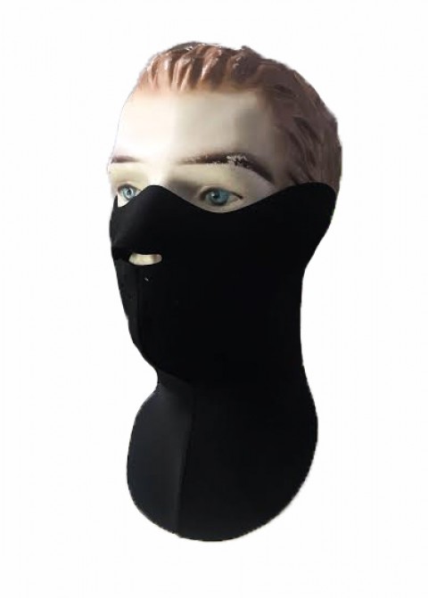 Phoenıx Motosiklet İçin Maske Uzun-neopren Siyah - Rüzgar Geçirmez