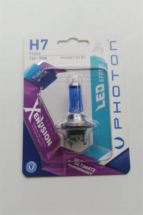 Photon Far Ampulü Ph5507 Dv B1 H7 12v 55w Dv B1 Xen Vısıon Beyaz Yamaha X-max 250