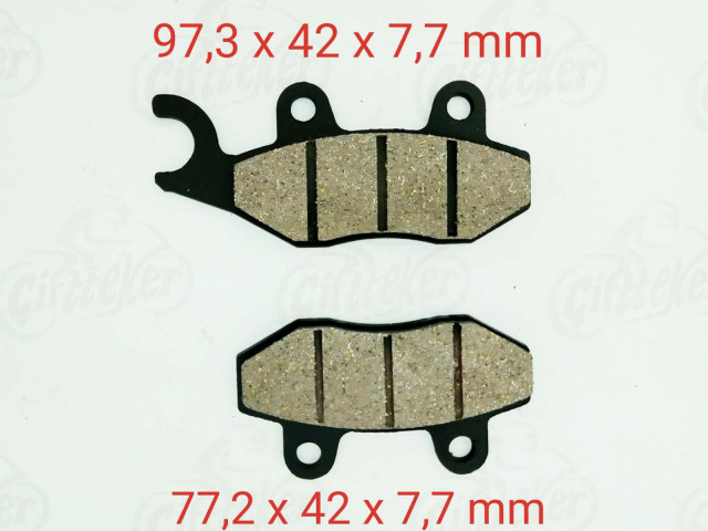 Rks Freccıa 150 Ön Fren Balatası Rks Reale 125 Ters Kulak Agılıty 125 Voge Sr1 214 (rks Vrs 125 2025 Ön)
