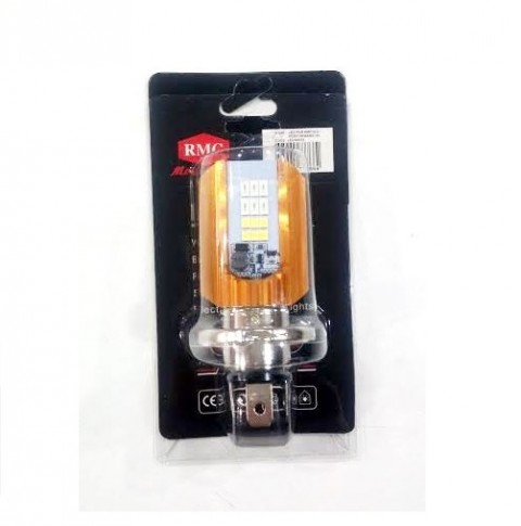 Rmg Far Ampulü Led H4 80v Kısa Beyaz Işık Çakarlı Mod Kırmızı Mavi Beyaz  Ktm 200 Duke Spacy Ybr125  Pulsar