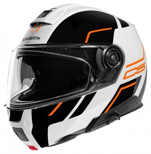 Schuberth C5 Master Çene Açılır Kask Turuncu