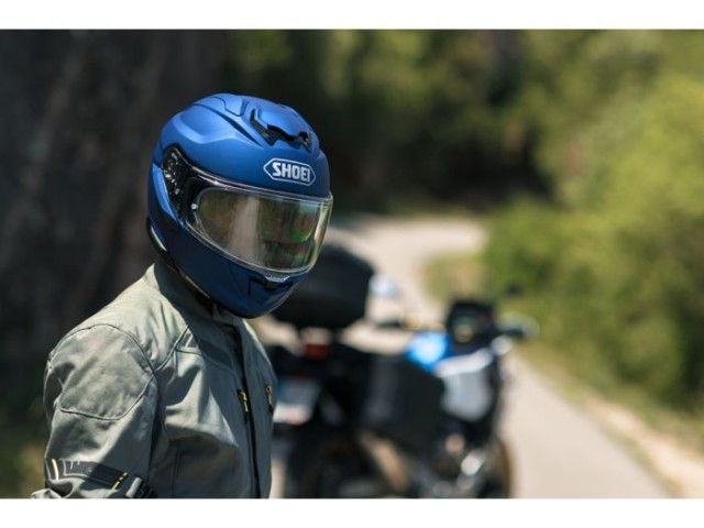 Shoeı Gt-aır 3 Mat Mavi Kapalı Kask