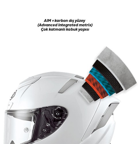 Shoeı X-spırıt 3 Aerodyne Tc-1 Kapalı Kask