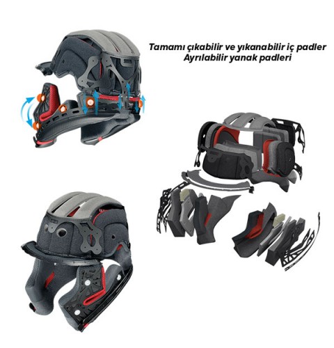 Shoeı X-spırıt 3 Aerodyne Tc-3 Kapalı Kask LARGE