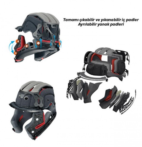 Shoeı X-spırıt 3 Am73 Tc-2 Mat Kapalı Kask LARGE