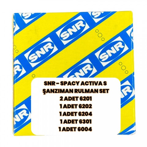 Snr Şanzıman Rulman Seti 6 Lı Honda Spacy Activa-s (6201-2ad 6202-1ad 6204-1ad 6301-1ad 6004-1ad)