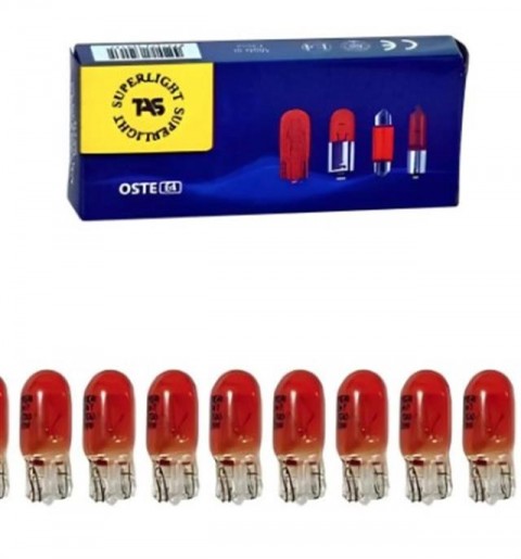 Superlıght Park Ampulü Dipsiz T10 5w 12v Turuncu