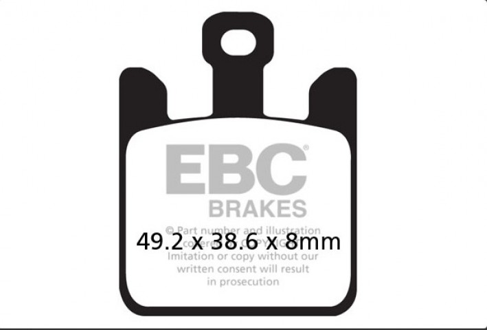 Suzuki Vz1600 2005 Sinterli Ön Fren Balatası Ebc