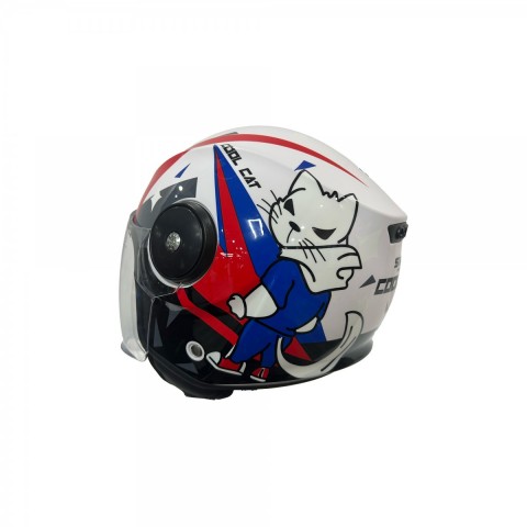 Sway Çocuk Kaskı Yarım Sw 814 Cool Cat