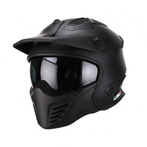 Sway Sw726x Modüler Kask Tokyo Mat Siyah