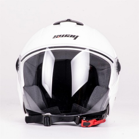 Sway Sw715 Yarım Yazlık Kask Beyaz Large
