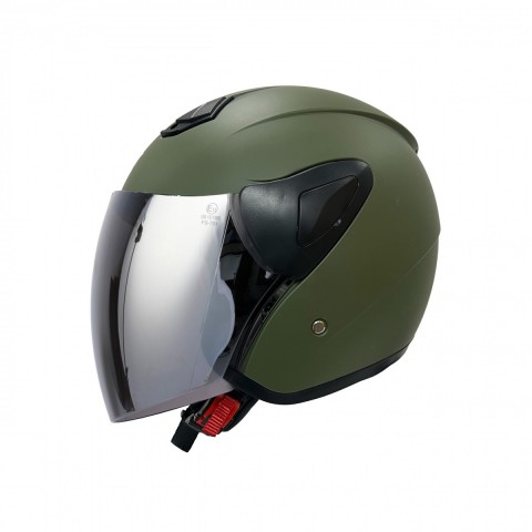 Sway Sw733 Yarım Yazlık Kask Mat Yeşil