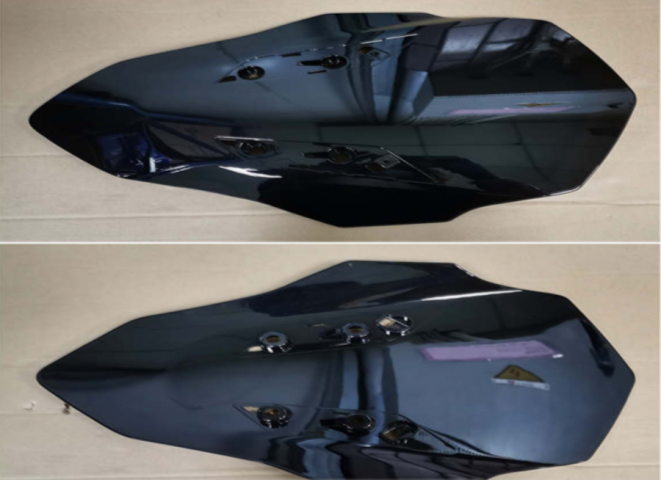 Sym Jet X 125 57cm Siperlik Tur Camı Siyah Orj