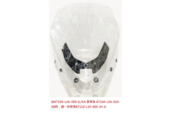 Sym Joymax 250 Siperlik Tur Camı Şeffaf Orj 6710a-l3a-010-kb