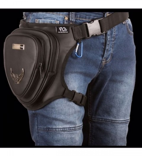 Tex 45 Chopper Bacak Çantası Suni Deri